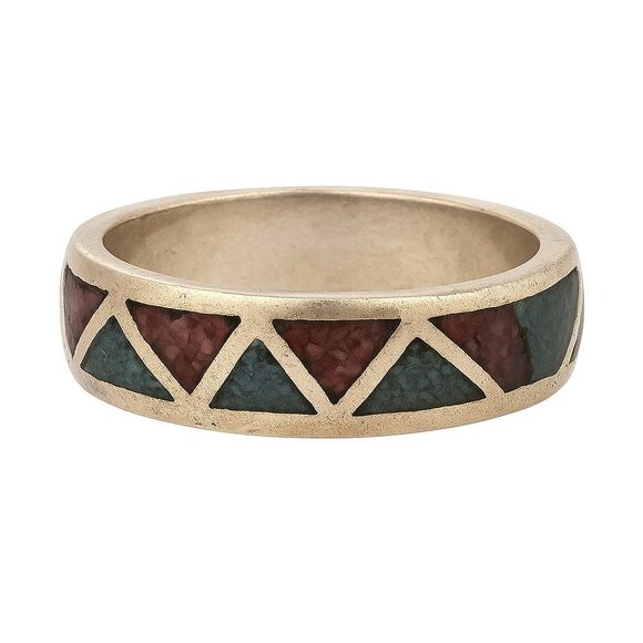 Navajo Wedding Band - Picture 1 of 2